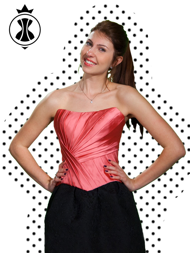 Pattern: Corset with Drapery – Corset Academy