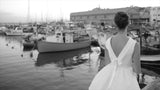 Pattern: Crew-Neck Wedding Dress with Full Skirt, Pattern, Corset Academy