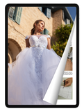 eBook: Wedding Dress with Detachable Full Skirt