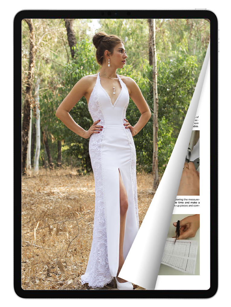 eBook: Halter-Neck Wedding Dress with Removable Sleeves Corset Academy eBook: Halter-Neck Wedding Dress with Removable Sleeves Corset Academy
