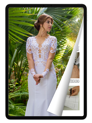 eBook: Nude Wedding Dress with Sleeves