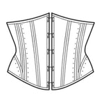 Pattern: Steampunk under-bust corset, Pattern, Corset Academy